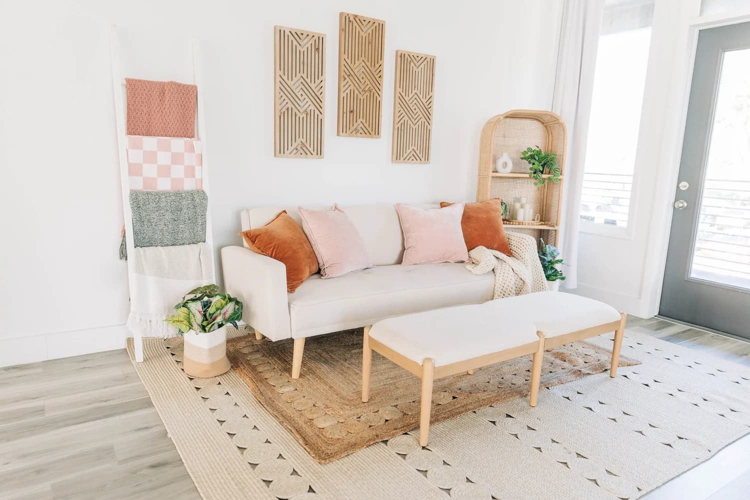 Studio B set up with a warm, styled seasonal set